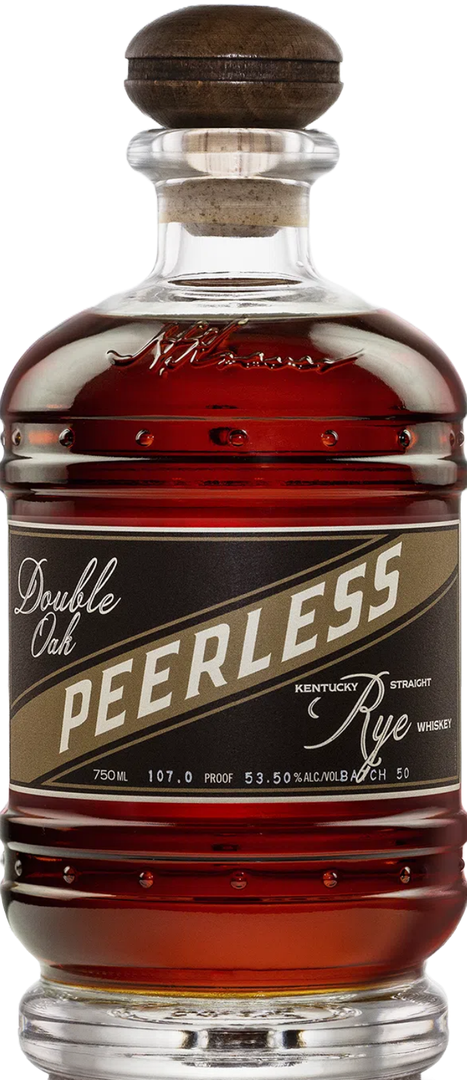 Peerless Distilling Double Oak Kentucky Straight Rye Whiskey Twice Barreled in New Oak 750 ML