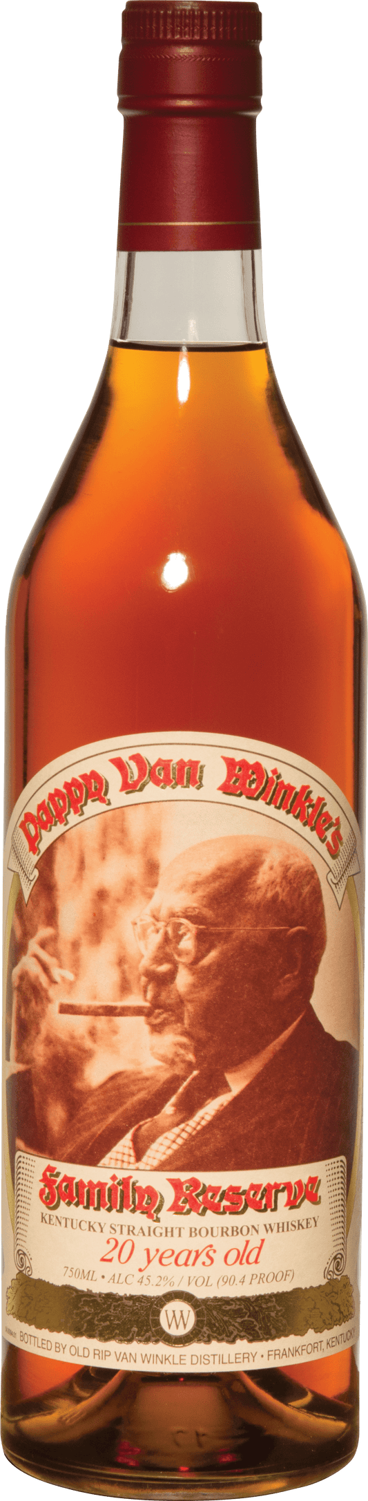 Pappy Van Winkles family reserve 20 years Bourbon 750 ml