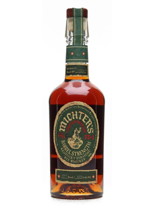 Michters Limited Release Barrel Strength Straight Rye 750 ml