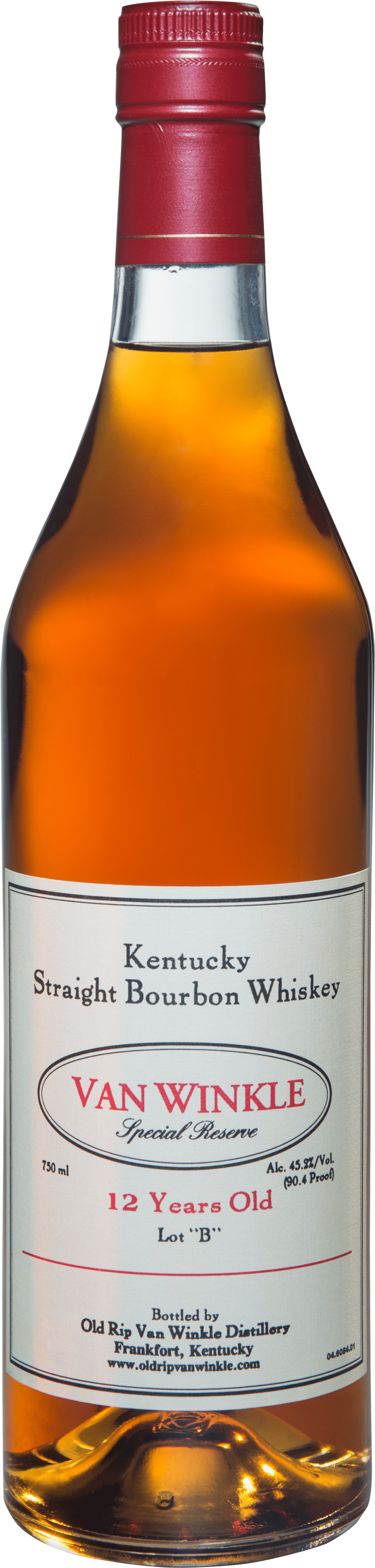 Van Winkle 12 Year Lot B Bourbon 750 ml